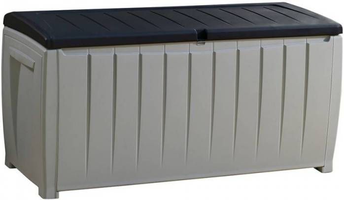 Keter Novel opbergbox 125x55xH61 cm grijs