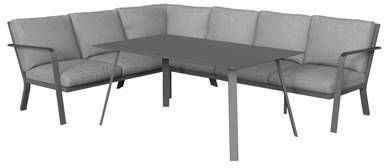 SenS-Line Loungeset 'Sanchez' hoekbank, kleur Antraciet