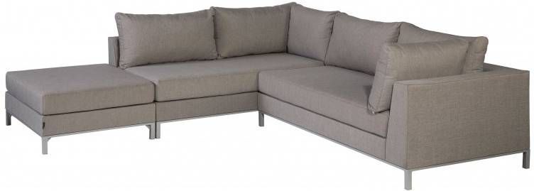 SenS-Line Exotan loungeset Sicilië links taupe Leen Bakker